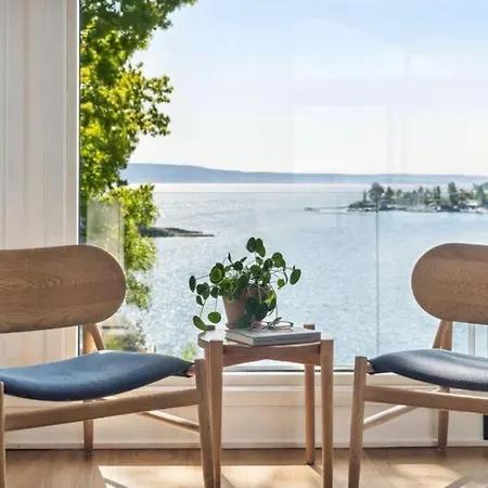 Nydelig Beliggenhet I Forste Rekke Mot Sjoen 别墅 阿斯克尔